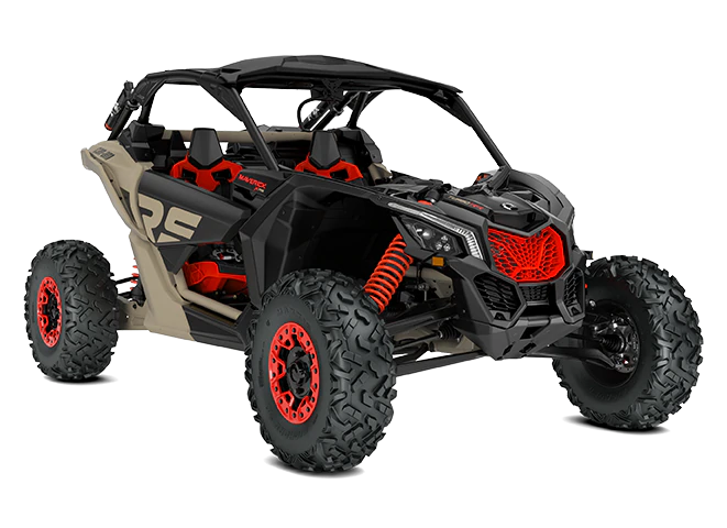 MY21-Can-Am-Maverick-X3-XrsSAS-TurboRR-MacchiatoSatin-Black-CanAmRed