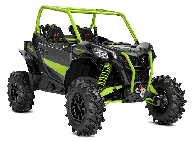 MY21-Maverick-Sport-Xmr-1000r-IronGrey-MantaGreen-34Front-NA